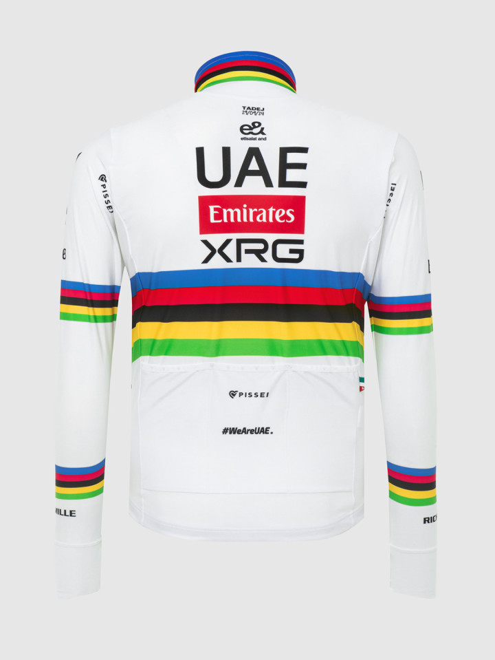 PISSEI: TADEJ POGACAR WORLD CHAMP REPLICA LONG SLEEVE JERSEY