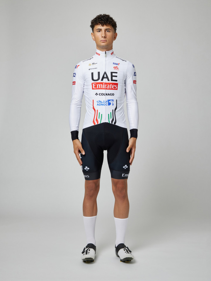 PISSEI: MAGLIA A MANICHE LUNGHE UAE TEAM EMIRATES 2024