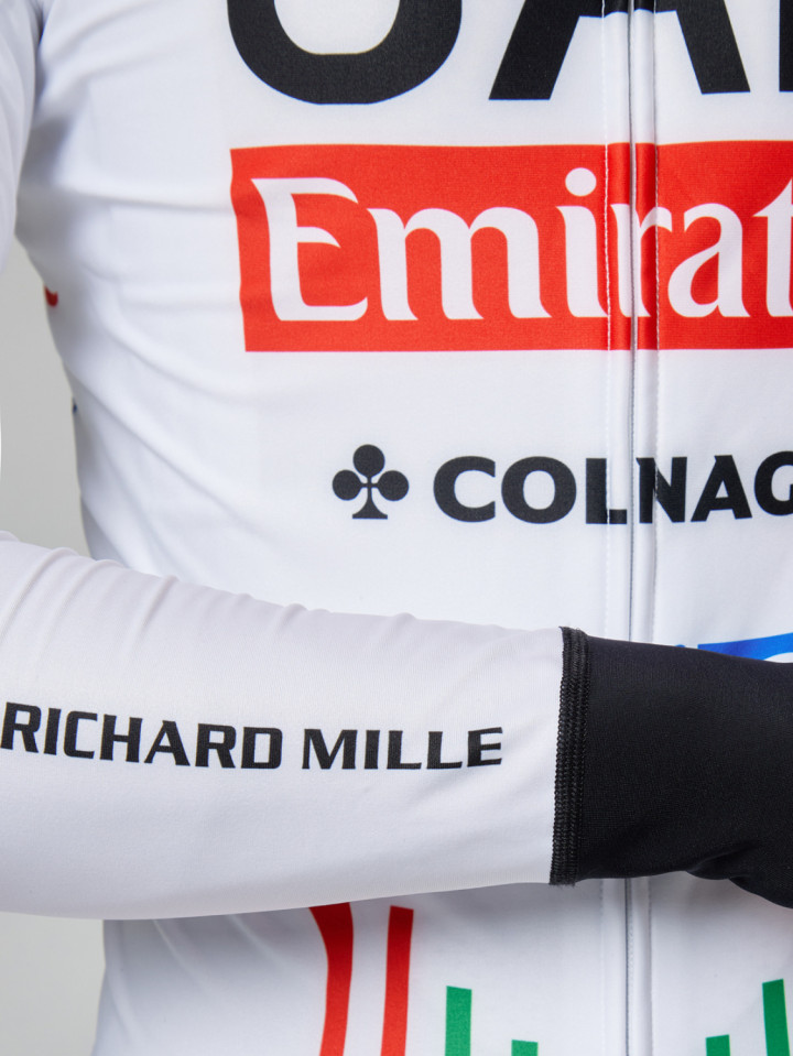 PISSEI: MAGLIA A MANICHE LUNGHE UAE TEAM EMIRATES 2024
