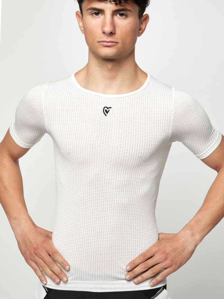 PISSEI: MAGLIA INTIMA MANICHE CORTE ARGENTUM