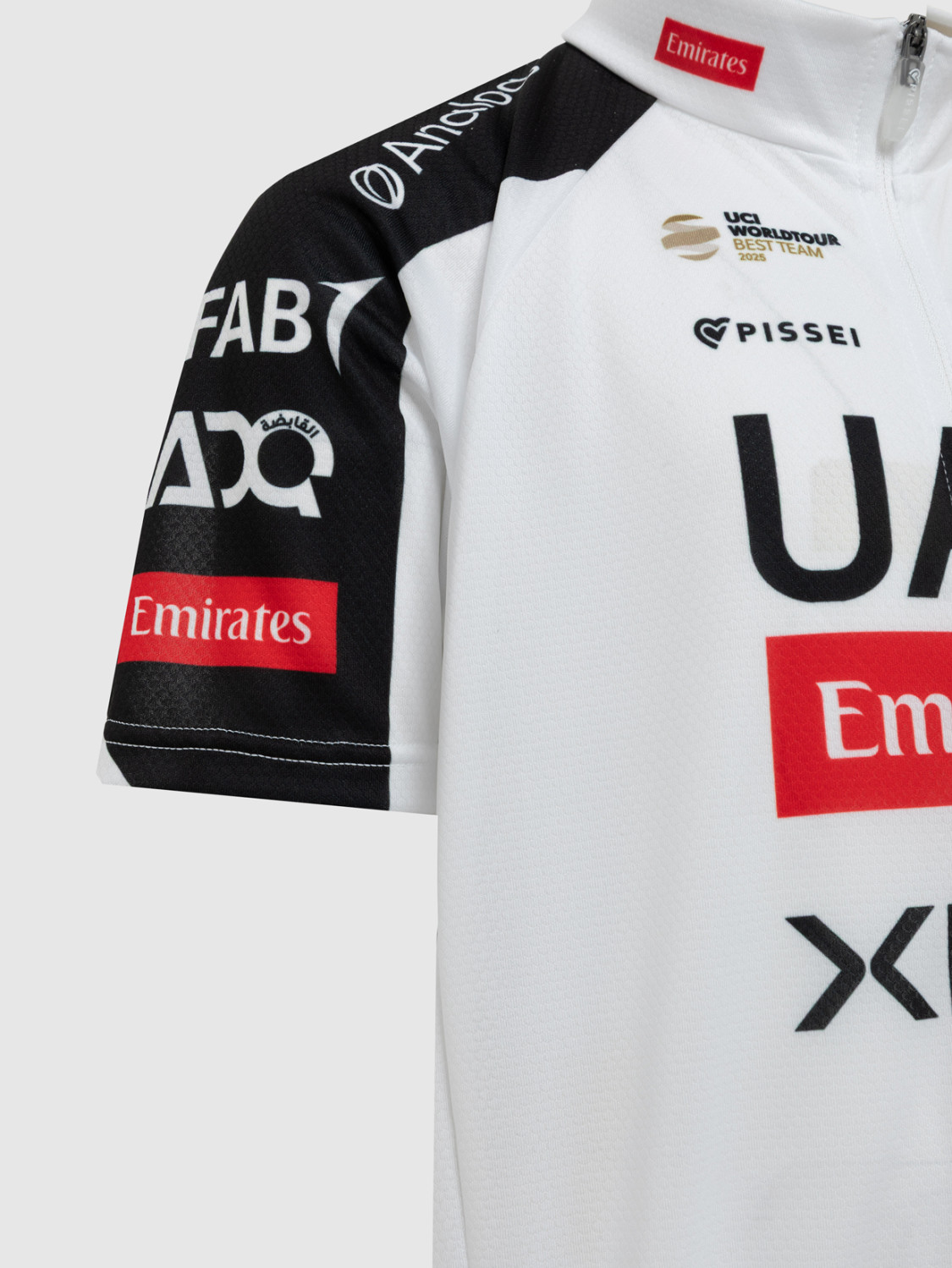 PISSEI: MAILLOT MANGA CORTA UAE TEAM EMIRATES - XRG 2026 REPLICA JUNIOR