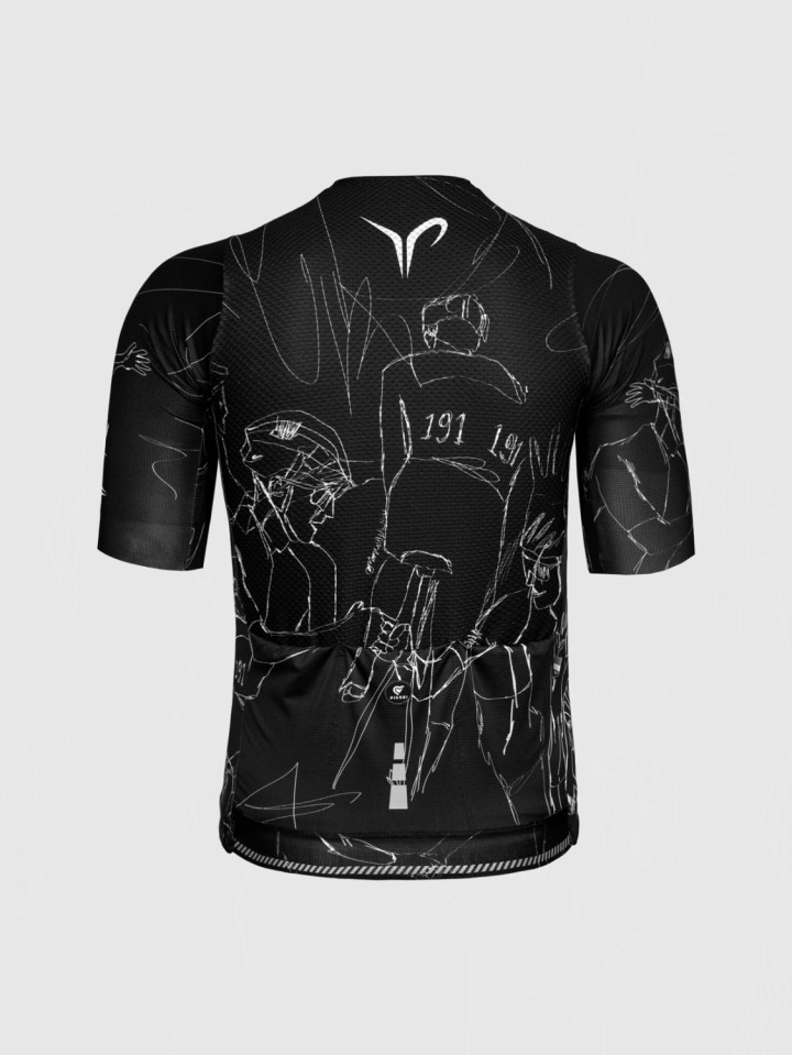 PISSEI: MAGLIA MANICHE CORTE PRIME SENZA COLLO CELEBRATIONS TADEJ POGACAR
