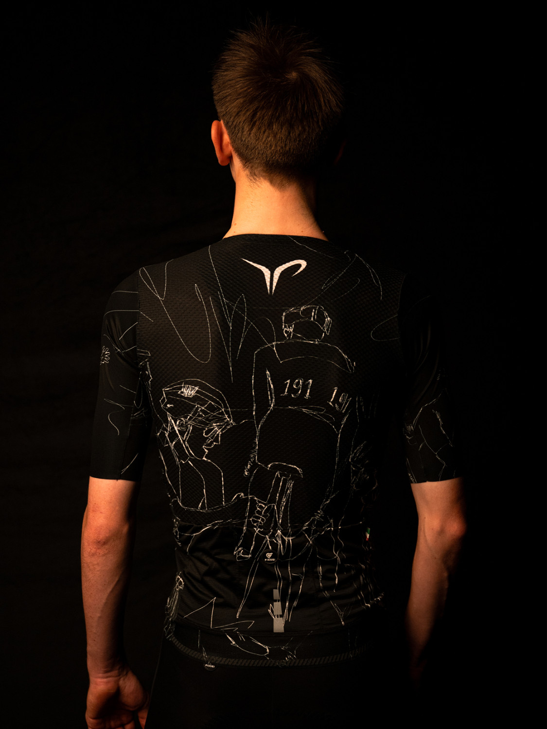 PISSEI: MAILLOT PRIME MANGA CORTA SIN CUELLO PARA CELEBRACIONES TADEJ POGACAR