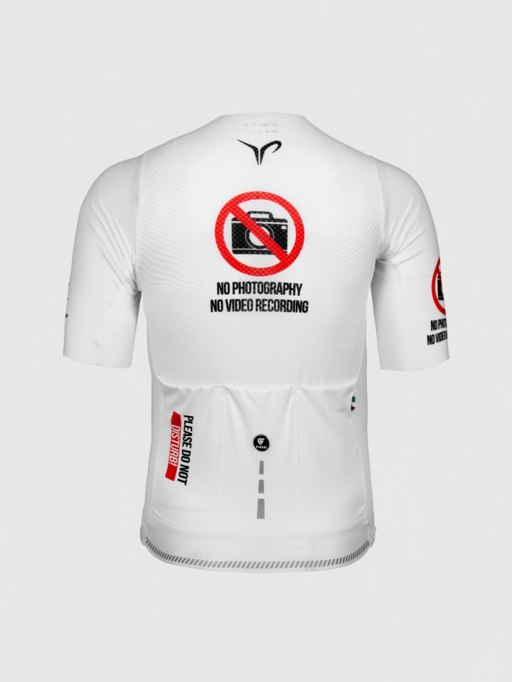 PISSEI: TADEJ POGAČAR “DO NOT DISTURB” PRIME SHORT SLEEVE COLLARLESS JERSEY
