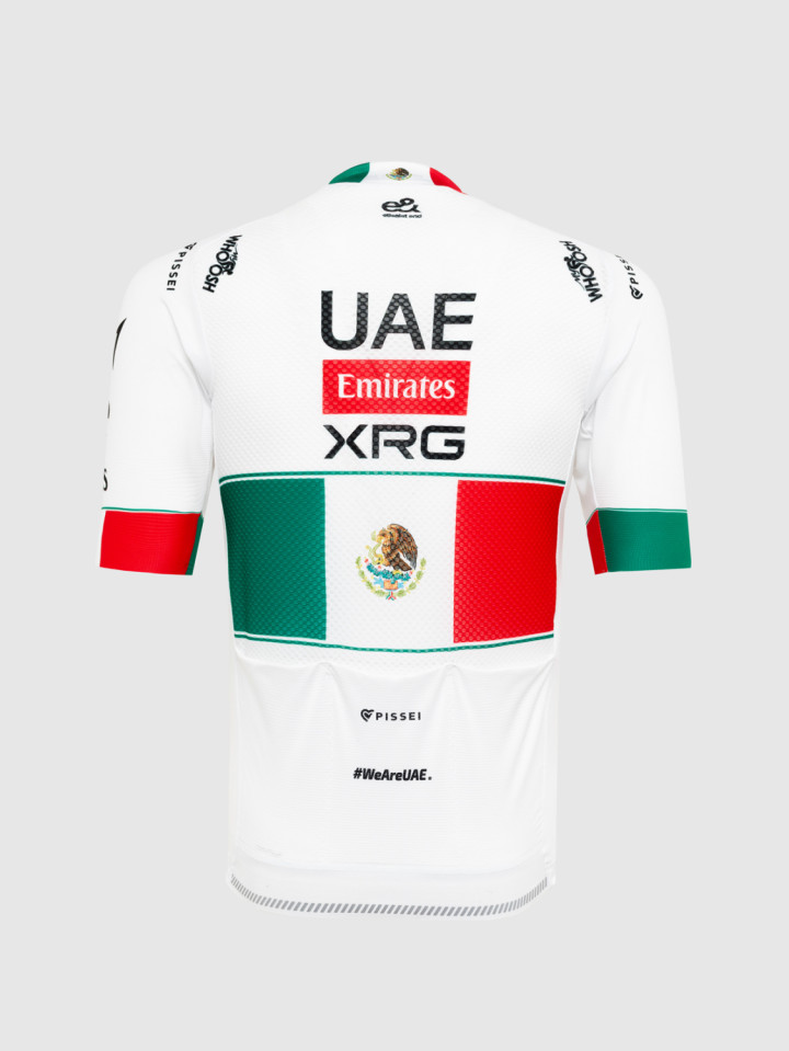 PISSEI: KURZARMTRIKOTS REPLICA UAE TEAM EMIRATES - XRG 2026 MEXIKANISCHER MEISTER