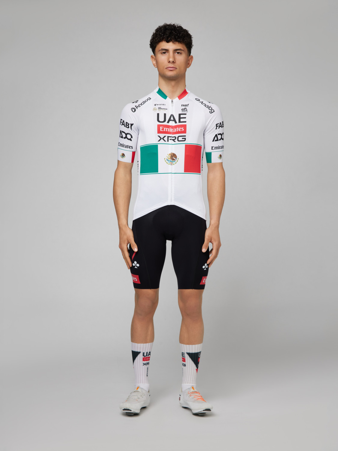 PISSEI: KURZARMTRIKOTS REPLICA UAE TEAM EMIRATES - XRG 2026 MEXIKANISCHER MEISTER