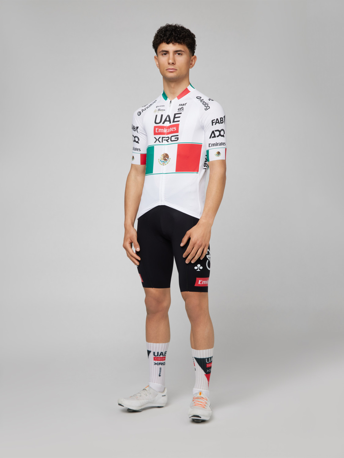 PISSEI: KURZARMTRIKOTS REPLICA UAE TEAM EMIRATES - XRG 2026 MEXIKANISCHER MEISTER