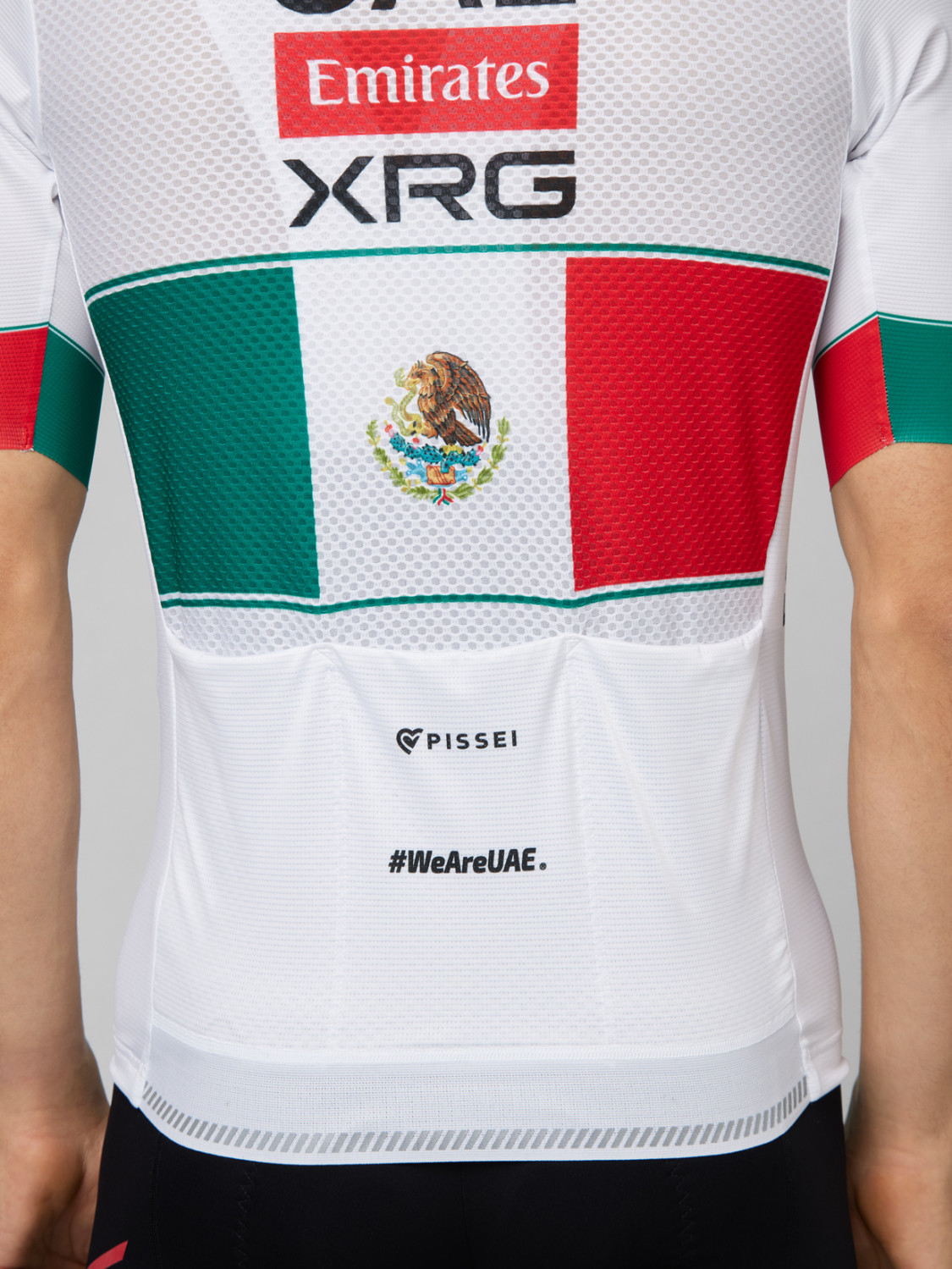 PISSEI: KURZARMTRIKOTS REPLICA UAE TEAM EMIRATES - XRG 2026 MEXIKANISCHER MEISTER