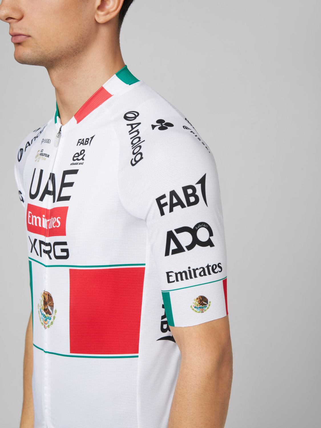 PISSEI: KURZARMTRIKOTS REPLICA UAE TEAM EMIRATES - XRG 2026 MEXIKANISCHER MEISTER