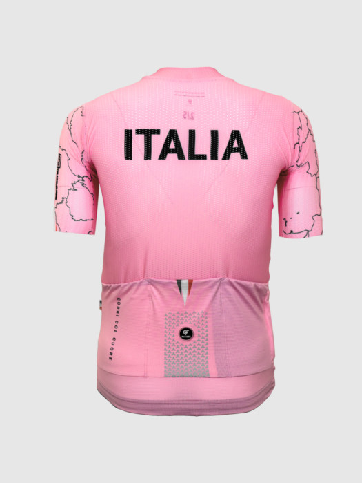 MAGLIA MANICHE CORTE SANREMO LA CORSA ROSA