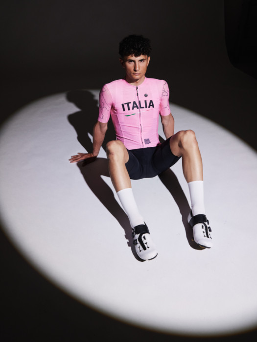 MAGLIA MANICHE CORTE SANREMO LA CORSA ROSA