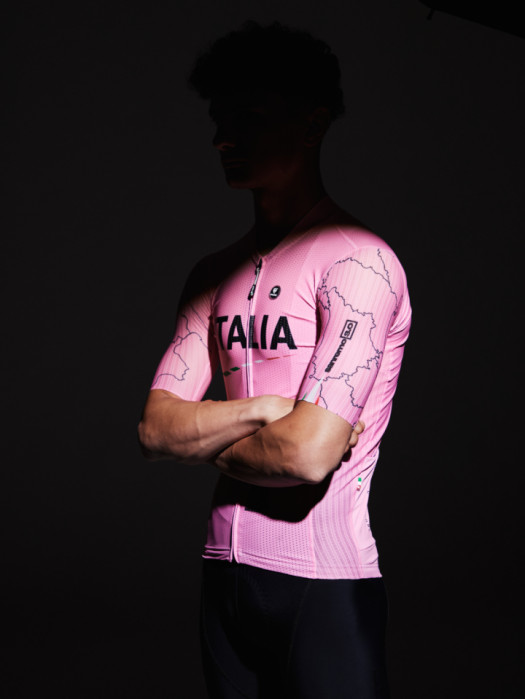 MAGLIA MANICHE CORTE SANREMO LA CORSA ROSA