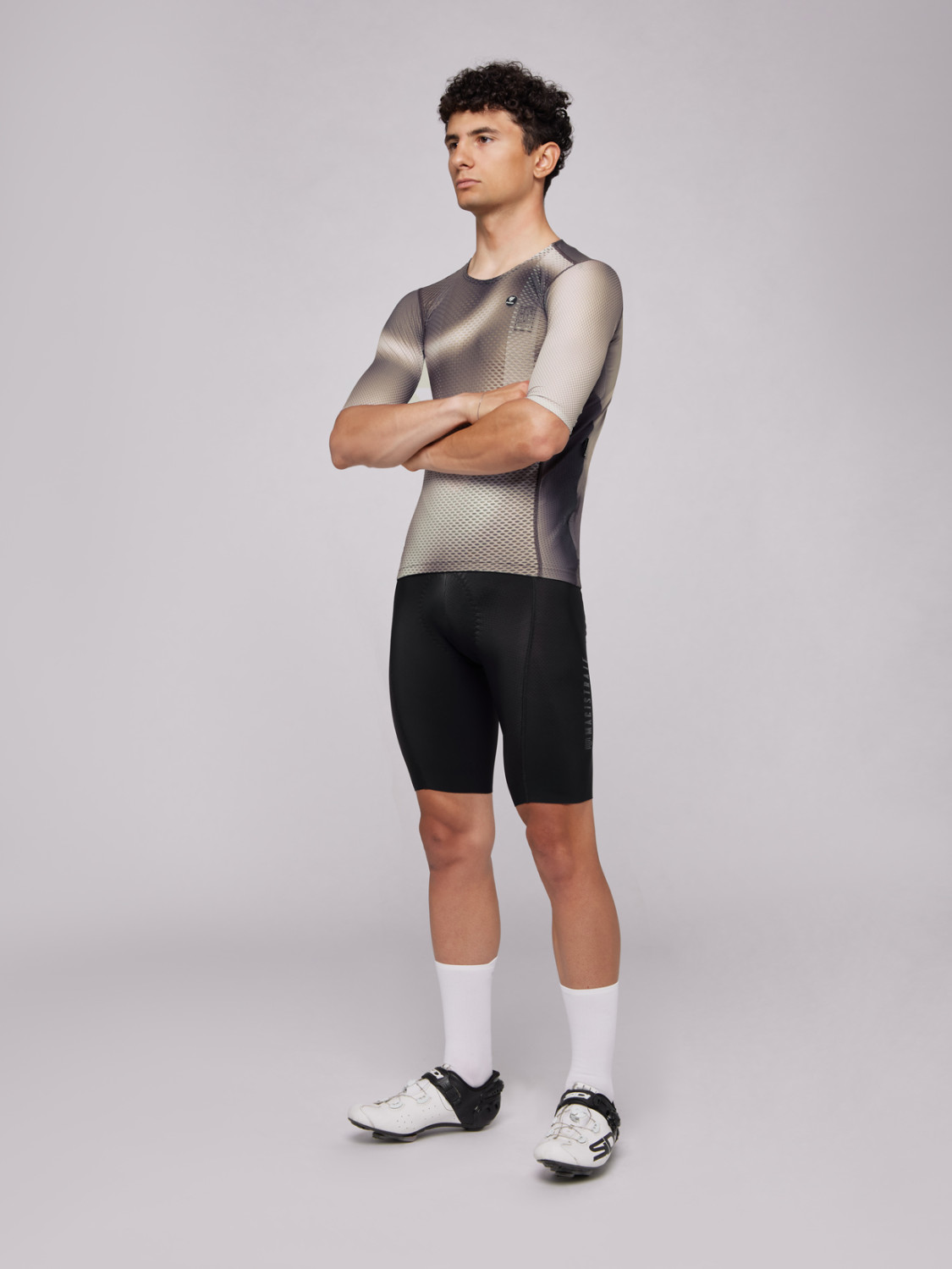 PISSEI: MAILLOT MANCHES COURTES SUPERLIGHT SANS ZIP MAGISTRALE UAE