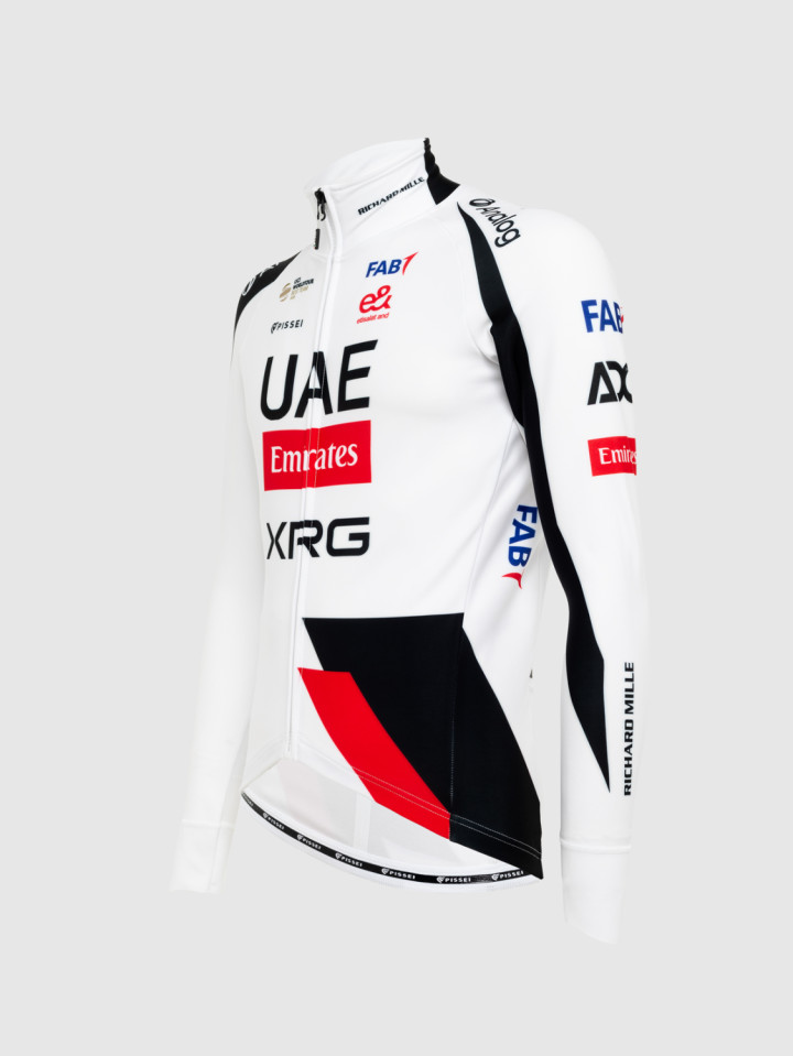 PISSEI: MAILLOT MANCHES LONGUES OFFICIAL UAE TEAM EMIRATES-XRG 2026