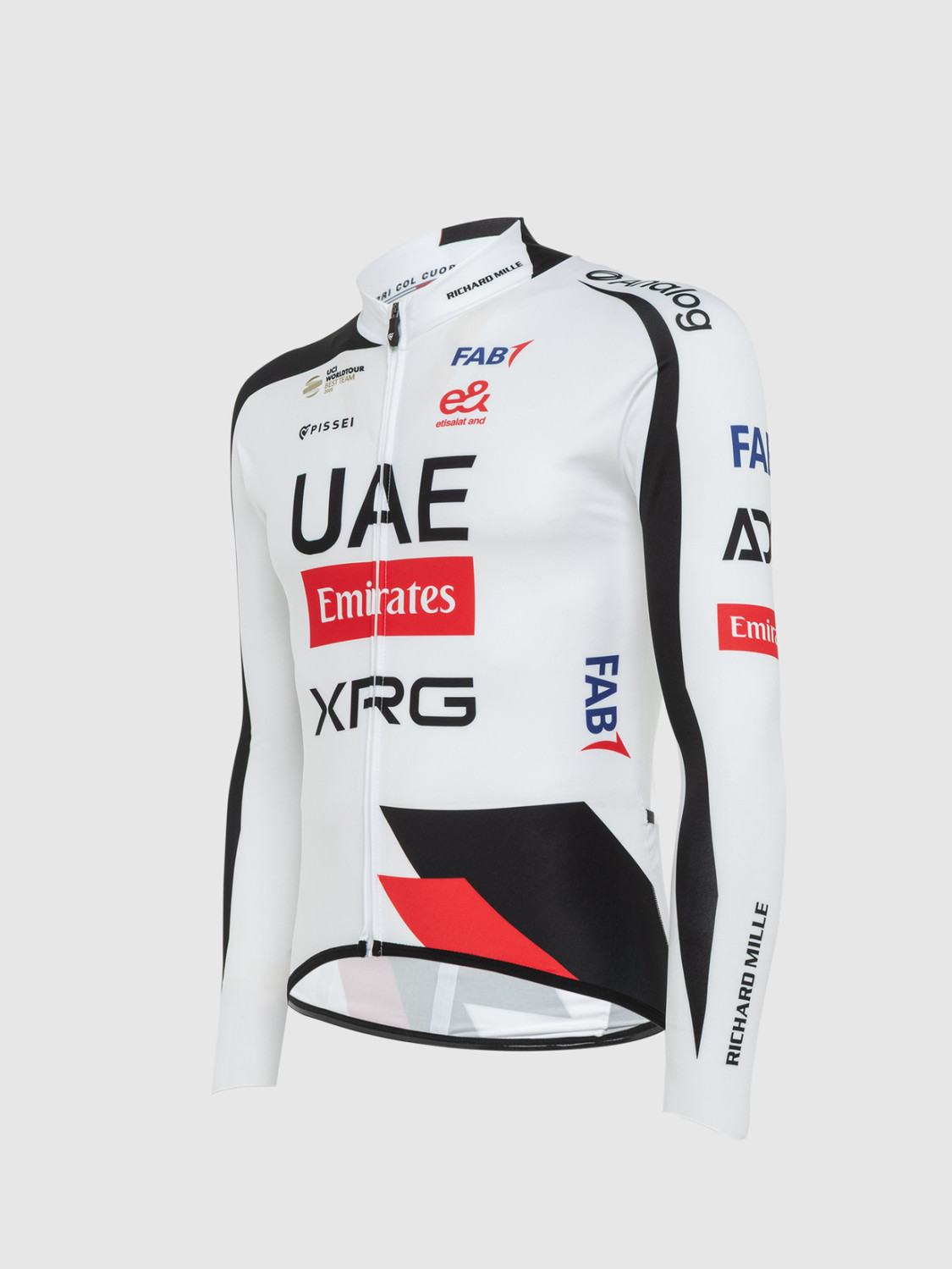 PISSEI: MAGLIA MANICHE LUNGHE PRIMAPELLE OFFICIAL UAE TEAM EMIRATES - XRG 2026