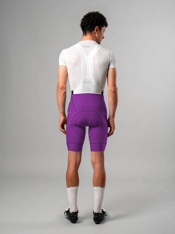 PISSEI: MANGHEN PIECE-DYED WINTER BIB-SHORTS