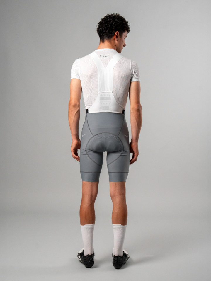 PISSEI: MANGHEN PIECE-DYED WINTER BIB-SHORTS