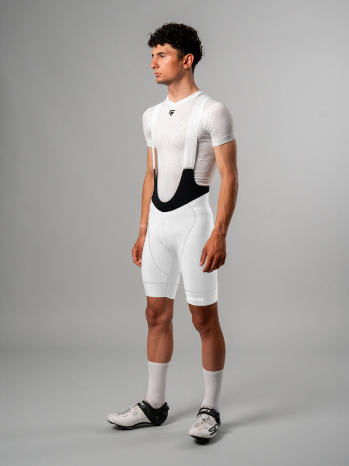 PISSEI: MANGHEN PIECE-DYED WINTER BIB-SHORTS