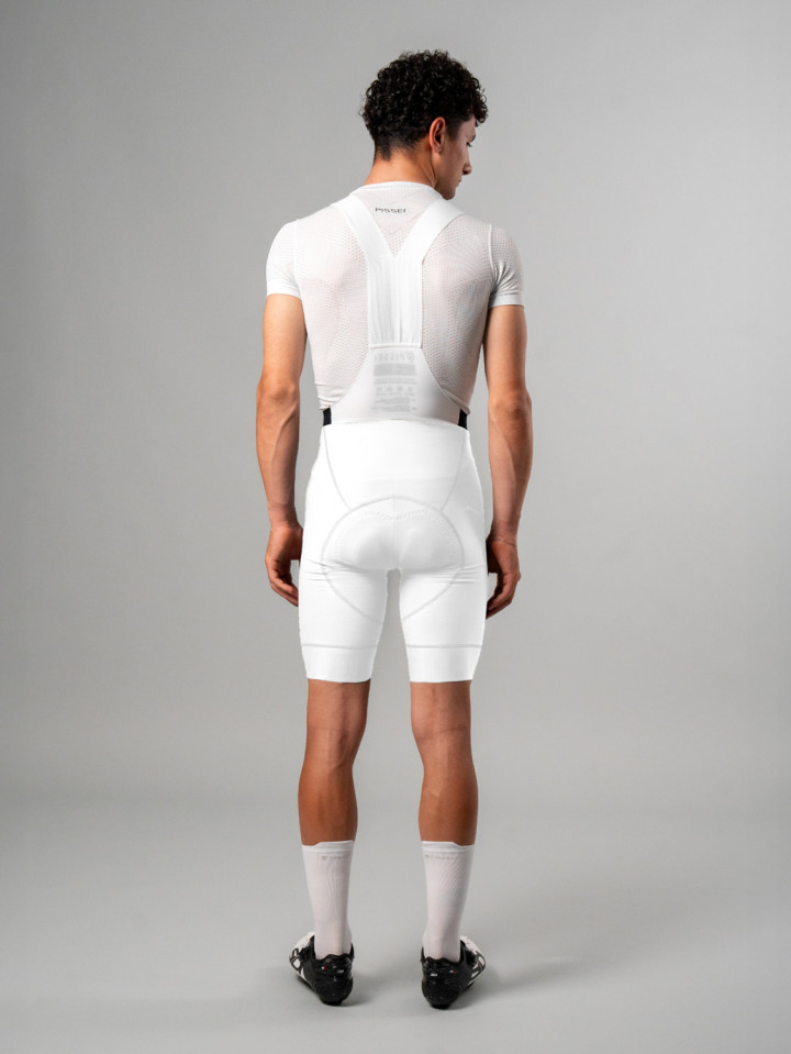 PISSEI: MANGHEN PIECE-DYED WINTER BIB-SHORTS