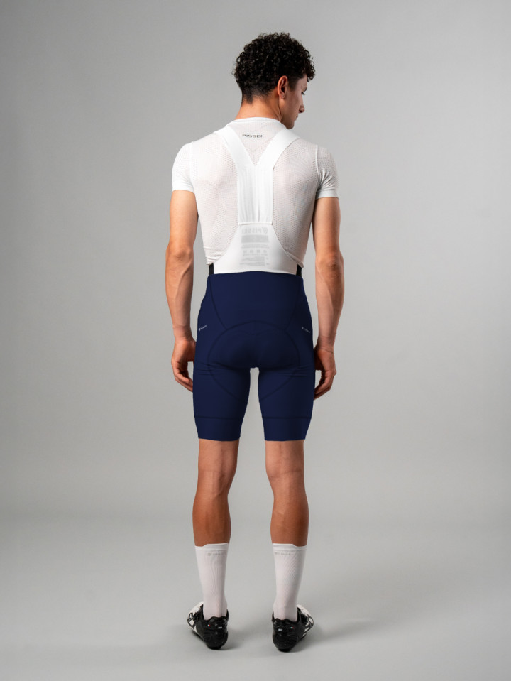 PISSEI: MANGHEN PIECE-DYED WINTER BIB-SHORTS