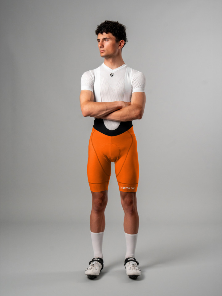 PISSEI: MANGHEN PIECE-DYED WINTER BIB-SHORTS