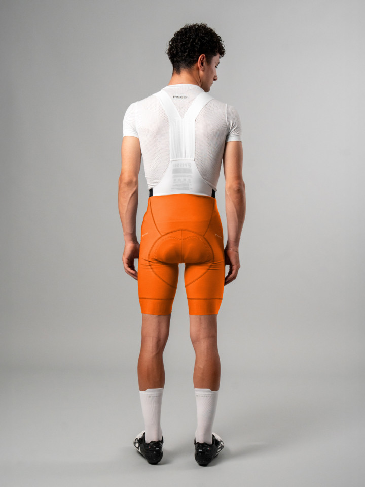 PISSEI: MANGHEN PIECE-DYED WINTER BIB-SHORTS