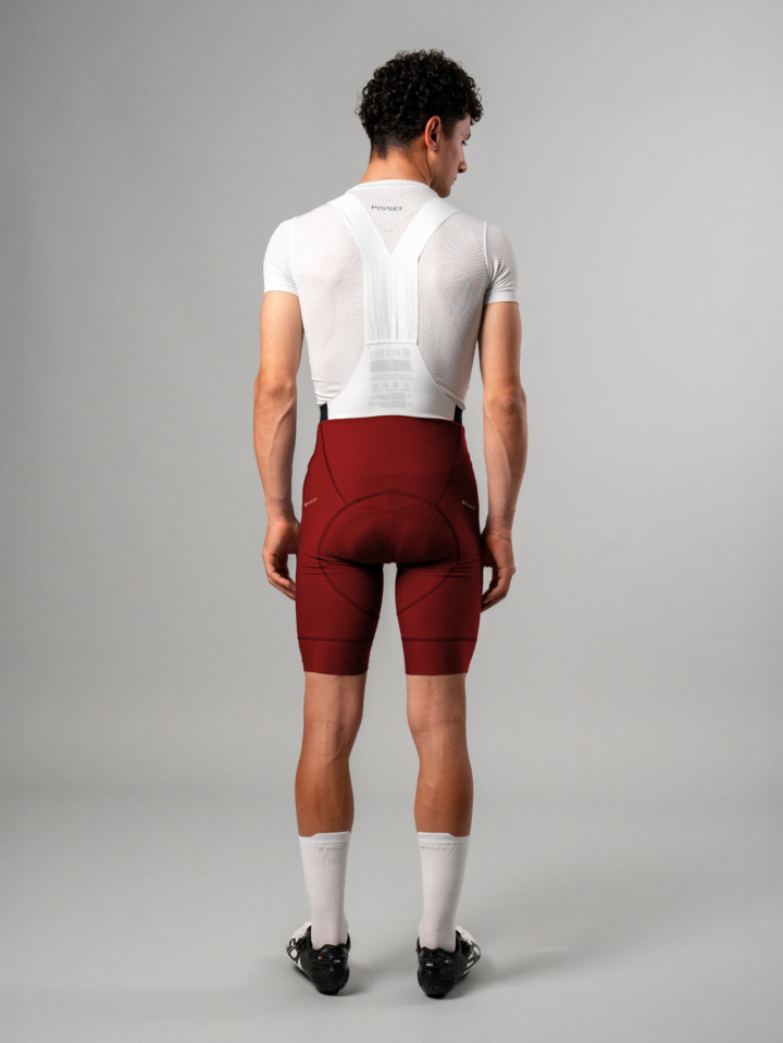 PISSEI: MANGHEN PIECE-DYED WINTER BIB-SHORTS