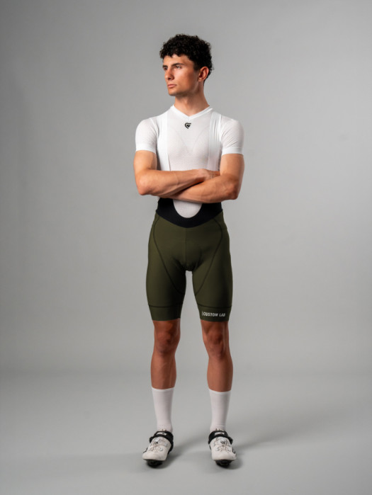 MANGHEN PIECE-DYED WINTER BIB-SHORTS