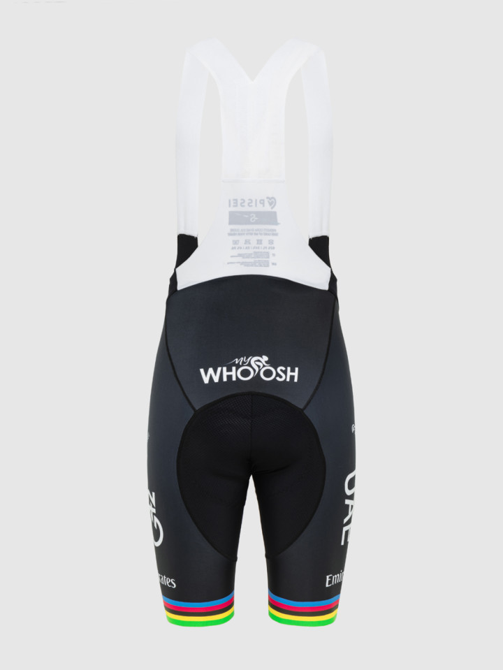 PISSEI: PANTALONCINO CORTO SANREMO REPLICA TADEJ POGACAR WORLD CHAMP