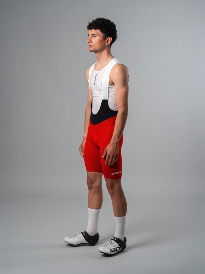 PISSEI: SANREMO PIECE-DYED BIB-SHORTS